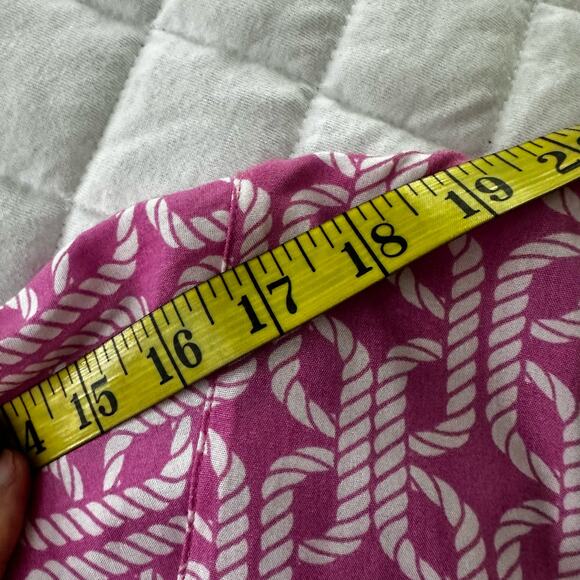 ESCAPADA Womens Tunic Pink Beaded Beach Preppy Coastal Resort Summer SMALL - Picture 11 of 11